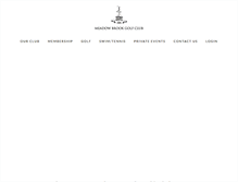 Tablet Screenshot of meadowbrookgolfclub.org